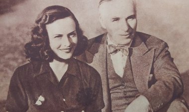 1937 - Charles Chaplin e Paulette Godard