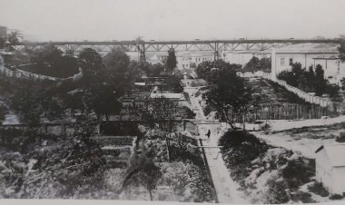 1903 - Vista do Viaduto do Chá em 1903 (São Paulo)