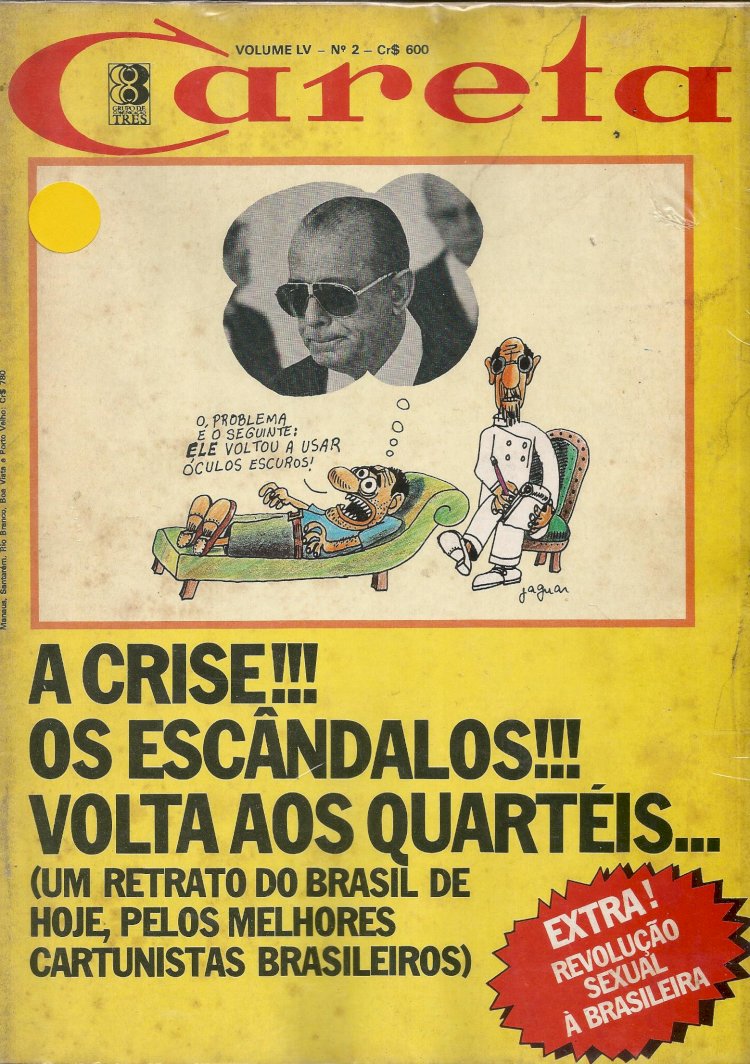 Compre aqui Revista Careta 2 A Crise Os Escândalos Volta aos Quartéis, Angeli