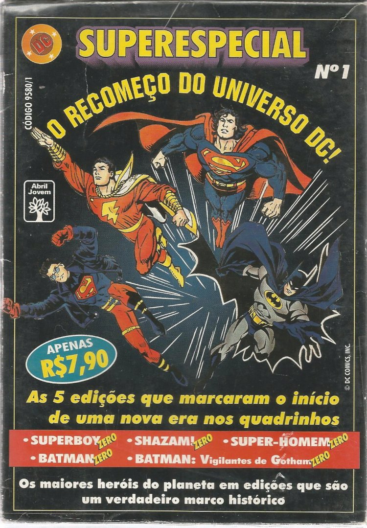 Hq - Superespecial Num 1 O Recomeço do Universo Dc As 5 Edições que Marcaram o Início