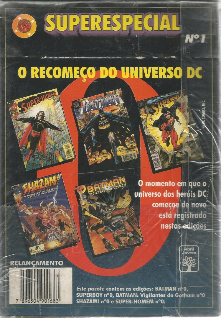 Hq - Superespecial Num 1 O Recomeço do Universo Dc As 5 Edições que Marcaram o Início