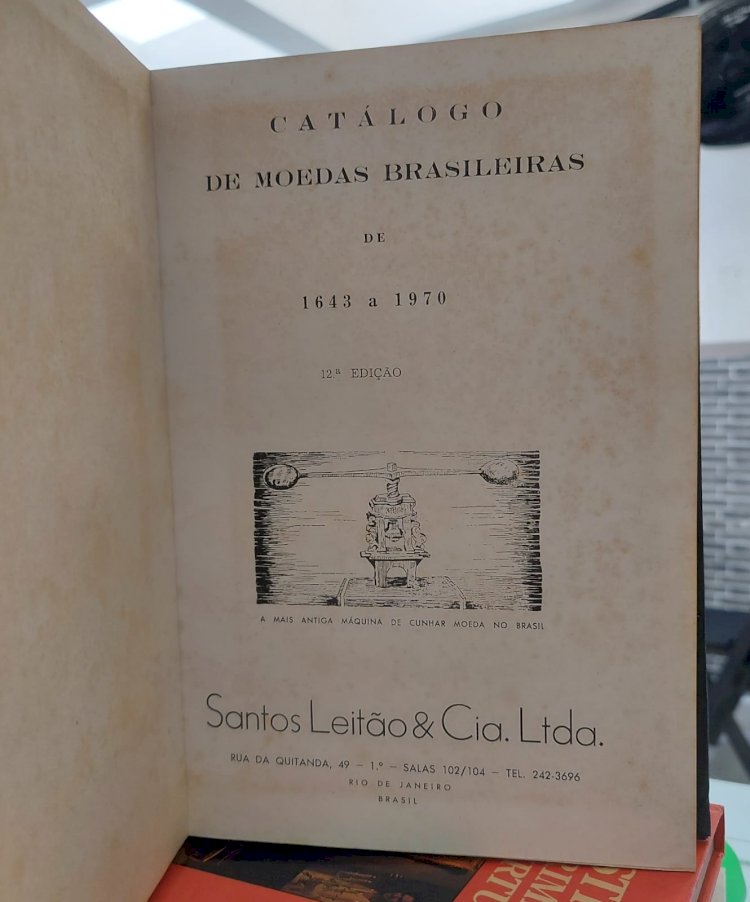 Catálogo de Moedas Brasileiras de 1643 a 1970, Álvaro dos Santos Leitão, 1970