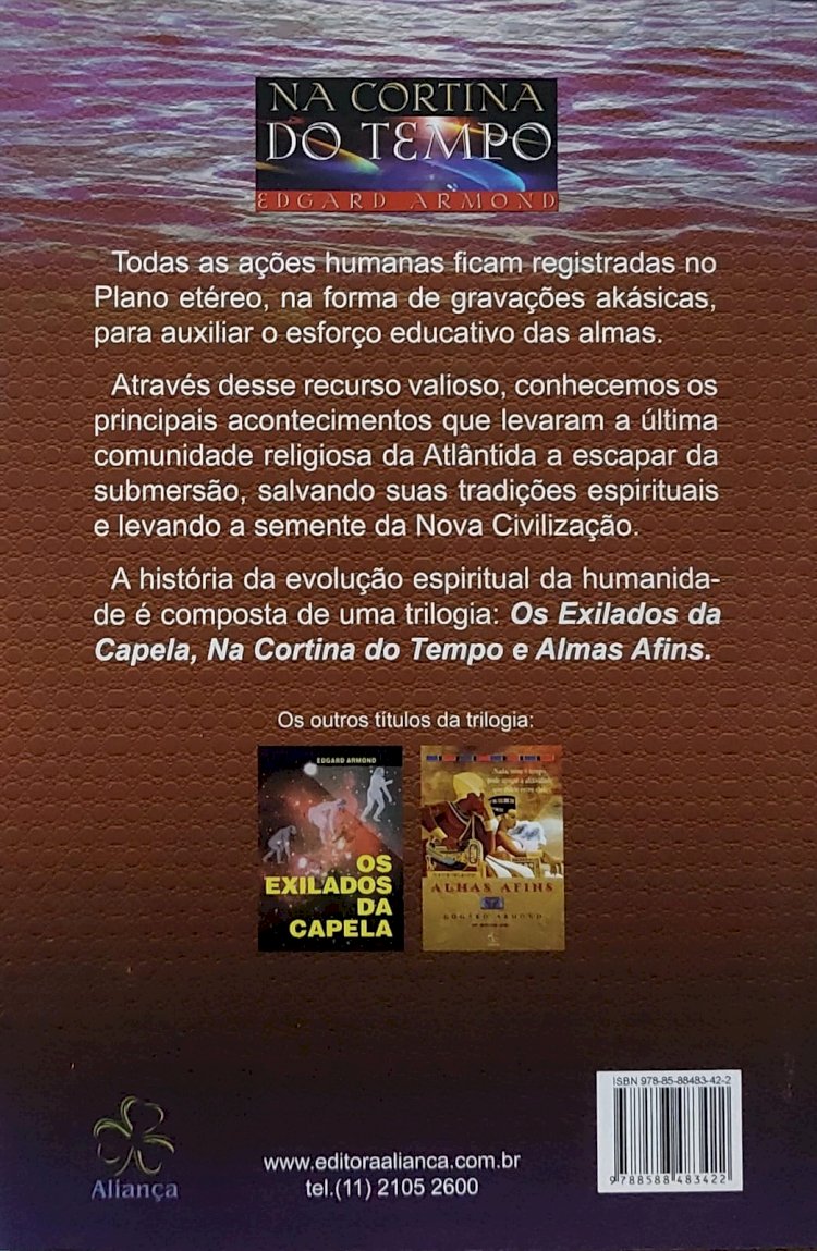 Na Cortina do Tempo, Edgard Armond, Editora Aliança, 2009