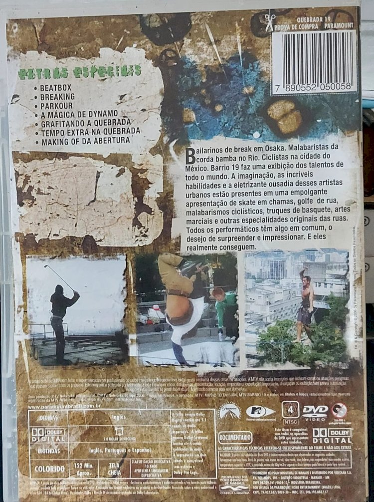 Dvd Quebrada 19. Em Todo o Mundo, as Ruas São o Palco desses Astros