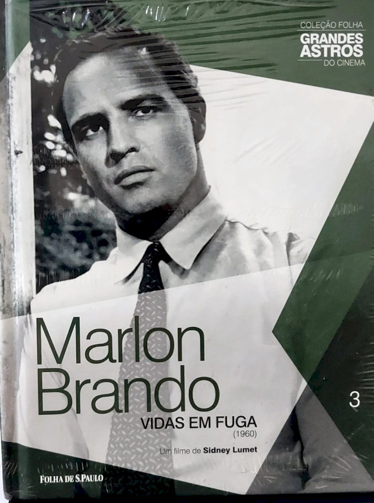 Dvd Vidas em Fuga, Marlon Brando, Coleção Folha Grandes Astros