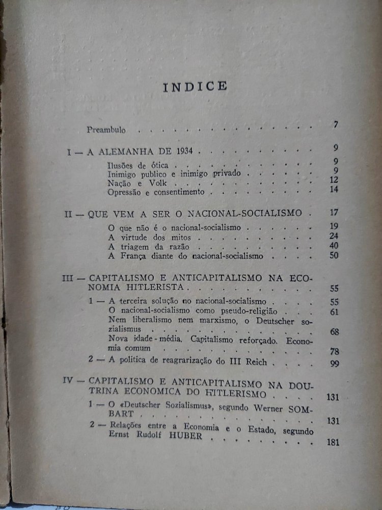 Os Mitos Hitleristas, Problemas da Alemanha Contemporânea, François Perroux, Edição de 1937