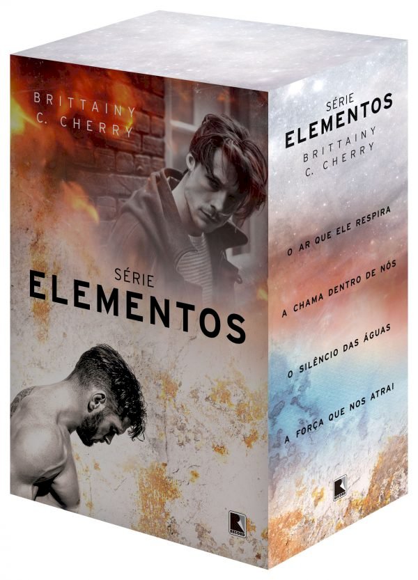Box Série Elementos, Brittainy C. Cherry, Box com 4 Livros Seminovos